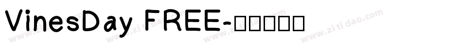 VinesDay FREE字体转换